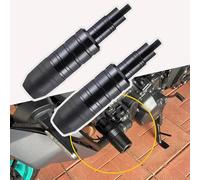 LJJWIW Moto Boule Anti Chute pour Ducati Panigale R V2 V4 2015-2025,Tampons Protection Anti Chute Protections Cadre Carénage Garde Anti Crash Pad Protèges Cadre,Black