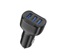 LJJWIW Voiture Chargeur pour Dacia Jogger,Automobile Chargeurs,Chargeur Allume Cigare USB,LED Voltmètre,Chargeur Rapide Doubles Ports,Portable Accessoires,3 USB