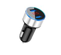 LJJWIW Voiture Chargeur pour Mercedes-Benz GLC,Automobile Chargeurs,Chargeur Allume Cigare USB,LED Voltmètre,Chargeur Rapide Doubles Ports,Portable Accessoires,2 USB