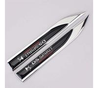 LJJWIW Voiture Emblèmes pour DS3 DS4 DS5 DS5 DS 5LS DS6 DS7 DS9,Auto EmblèMe Autocollant Emblème Insigne D'emblème Logo Personnalisation Armatures Caisse Pièces Détachées