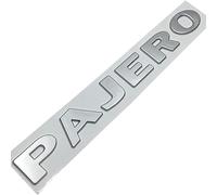 LJJWIW Voiture Emblèmes pour Mitsubishi Pajero Letters Emblem,Auto EmblèMe Autocollant Emblème Insigne D'emblème Logo Personnalisation Armatures Caisse Pièces Détachées