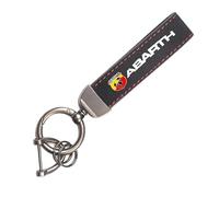 LJJWIW Voiture Porte Clés pour Abarth,Esthétique Durable Porte,Porte Clef avec Le Logo,Porte Clé Portable Multifonction,Homme Cadeaux Auto Accessoires