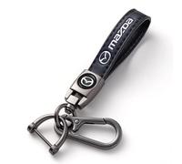 LJJWIW Voiture Porte Clés pour Mazda MX-5 III Roadster,Esthétique Durable Porte,Porte Clef avec Le Logo,Porte Clé Portable Multifonction,Homme Cadeaux Auto Accessoires