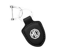 LJJWIW Voiture Porte Clés pour MG HS 2018-2023,Esthétique Durable Porte,Porte Clef avec Le Logo,Porte Clé Portable Multifonction,Homme Cadeaux Auto Accessoires,Black