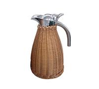 LJJXX Carafe à Café Thermique, Double Paroi Isolée Sous Vide Thermo Jug Carafe à Café, Pot Thermo sous Vide 1.5L pour Servir du Café, du Thé, du Chocolat Chaud