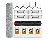 LJL, Compatible Avec L'aspirateur Robot Eufy Omni S1 Pro, 1 Serpillière Rotative, Brosse Rotative, 4 Sacs À Poussière, 4 Filtres Haute Performance Et Brosses Latérales
