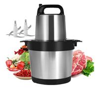 LJLAO Hachoir à Viande électrique 6 L/10 L, Hachoir à Viande Domestique avec Base antidérapante, mélangeur à Faible Bruit adapté pour la Viande, l'oignon, Les légumes, Les Noix,10L