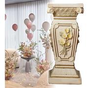 LJLAOLT Colonnes Romaines De Mariage, Supports Cylindriques Pour Fête, Résine Écologique, Pour Fêtes, Baby Shower, Anniversaire, Mariage, Décoration D'affichage ,A