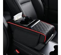 LJLBFB Housse D'accoudoir de Voiture pour DS 3 4 5 6 7 9 N8, Coussin D'accoudoir De Voiture avec Porte Gobelet Et Multifonctionnelle Rangement Boîte,C