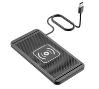 LJLBFB Tapis Chargeur sans Fil Voiture pour Kia Sonato 2009-2014, Chargeur Induction Voiture Anti Dérapant Antidérapant,A-1m Cable USB Plug