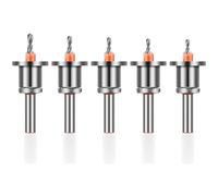 LJLDBM Countersink Drill Bit Set, With Limiter, Counter Sink Drill Bits Set For Wood, Quick Change 8mm and 10mm Adjustable Drill Bit Set, for Woodworking Countersink Drill Bits (8 * 8mm 5pcs)