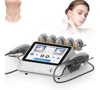 LjlXanthiper Appareil Hifu 7d Le Lifting du Visage Le Remodelage du Corps | équipé 2 Pièces à Main Et De 7 Cartouches Profondeurs Variées (1,5 à 13 Mm),Convient à Un Usage Domestique Ou Institut Beauté