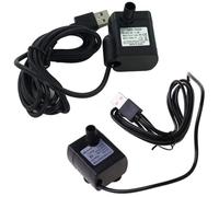 Ljmyy Aquariophilie avec ventouses silencieuses pour fontaine, bassin, pompes, débit réglable, alimentation USB avec fixation pour tuyau