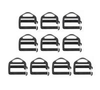 Ljmyy Boucle de ceinture de 25 mm avec fermoir à extrémité ouverte, coulissante, coulissante, sangle de rechange pour sac à dos