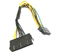 Ljmyy Câble adaptateur d'alimentation principal ATXs PSU 24 broches vers 16 broches pour ordinateur 30,5 cm câble adaptateur d'alimentation en PVC