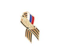 Ljmyy Épinglette drapeau russe Victoires Day Épinglette en alliage robuste sur le thème de la Russie pour accessoire de mode patriotique