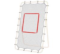 Ljmyy Filet de rebond de volleyball avec angles réglables pour l'entraînement et la pratique Filet en polyester avec cadre en métal
