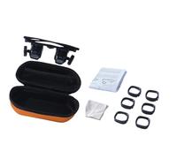 Ljmyy Loupe LED pratique avec bandeau et loupe de lecture 2 x à 24 x pour bijoutiers couture et loisirs