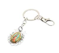 Ljmyy Porte-clés avec motif « Our Lady of Guadalupe » - Cadeau de baptême et de première communion
