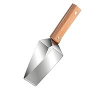 Ljmyy Séparateur de pastèque en métal avec poignée en bois en forme de triangle pour le camping, les barbecues et la cuisine