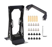 Ljmyy Support de station de refroidissement à eau externe pour ordinateur ITX pour boîtier d'ordinateur portable refroidisseur Radi CPU ventilateur liquide petit eau air dissipateur de chaleur Pad Pad