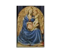 LJPENART Impression sur toile Fra Angelico (Madonna de l'humilité - 50 x 75 cm)