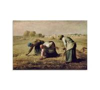 LJPENART Jean-Francois Millet Poster (Gleaners Gleaners Impression sur toile Œuvres d'art pour chambre 30 x 45 cm)