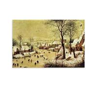 LJPENART Pieter Bruegel The Elde Poster (Paysage d'Hiver Toile Peinture Mur Art Tableau Décoratif Impressions Décoration Moderne 30x45cm)