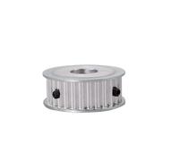 LJPshop-Poulie crantée Bore Diameter 10/12/14/15/16/18/19/20/22/24/25/28/30mm Width 15/20mm Pitch 5mm HTD5M 50 Tooth Timing Pulley,1pcs, Transmission précise(15mm-keyway 5x2.3mm,For Belt width 20mm)