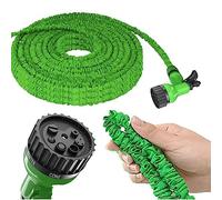 LJPZYOY Tuyau d'arrosage extensible de 7,6 m/15,2 m/22,9 m/30,5 m/37,2 m/45,1 m avec pistolet pulvérisateur 7 fonctions, tuyau d'arrosage léger de 1,9 cm, 1,27 cm, tuyau magique flexible extensible 3