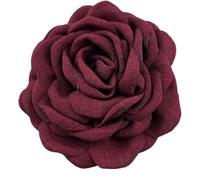 LJRPUPY Broche en tissu délicat en forme de rose pour femme, mariage, fête, banquet, robe, costume, vêtements, pince à cheveux, One Size, art du tissu, art du tissu