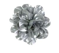 LJRPUPY Grande broche en satin délicat en forme de fleur pour robe de mariage, jupe, écharpe, chapeau, vêtements, accessoires de décoration, One Size, art du tissu, art du tissu
