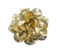 LJRPUPY Grande broche en satin délicat en forme de fleur pour robe de mariage, jupe, écharpe, chapeau, vêtements, accessoires de décoration, One Size, art du tissu, art du tissu
