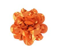 LJRPUPY Grande broche en satin délicat en forme de fleur pour robe de mariage, jupe, écharpe, chapeau, vêtements, accessoires de décoration, One Size, art du tissu, art du tissu