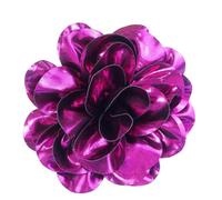 LJRPUPY Grande broche en satin délicat en forme de fleur pour robe de mariage, jupe, écharpe, chapeau, vêtements, accessoires de décoration, One Size, art du tissu, art du tissu
