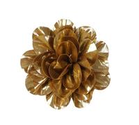 LJRPUPY Grande broche en satin délicat en forme de fleur pour robe de mariage, jupe, écharpe, chapeau, vêtements, accessoires de décoration, taille unique, art du tissu