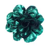 LJRPUPY Grande broche en satin délicat en forme de fleur pour robe de mariage, jupe, écharpe, chapeau, vêtements, accessoires de décoration, One Size, art du tissu, art du tissu