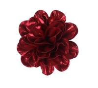LJRPUPY Grande broche en satin délicat en forme de fleur pour robe de mariage, jupe, écharpe, chapeau, vêtements, accessoires de décoration, One Size, art du tissu, art du tissu