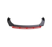 LJSDZLHY Voiture Pare Chocs Avant Spoiler pour BMW X5 E53 1999-2007,Diffuseur Séparateur Spoiler Lèvre Avant Corps Pelles Garde Auto Accessoires,A-Black Red