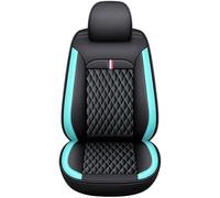 LJSMFC Sièges de Couverture de Voiture Ensemble Complet pour Jeep Renegade/Jeep Compass dal 2014, PU Cuir Ensemble de Protecteurs Siège Voiture Imperméables,Black Blue