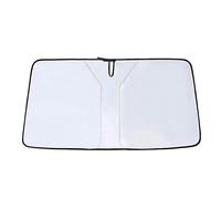 LJTBNDJN Pare Soleil Voiture Pare Brise Avant pour Dacia Duster 2010 2011 2012 2013 2014 2015 2016 2017, Protection Solaire Pare-Soleil Pliable Anti UV Interieur Accessoire,White