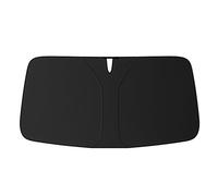 LJTBNDJN Pare Soleil Voiture Pare Brise Avant pour Dacia Duster 2010 2011 2012 2013 2014 2015 2016 2017, Protection Solaire Pare-Soleil Pliable Anti UV Interieur Accessoire,Black