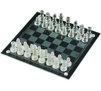 LJTHUU Jeu d'échecs Haut de Gamme en Cristal, étanche, International, Portable, pour débutants et compétitions spéciales.