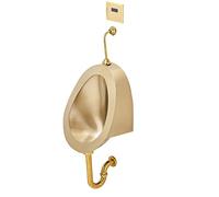 LJTHUU Urinoir à Chasse d'eau Universelle Haute efficacité, urinoir Mural en Acier Inoxydable à capteur Automatique, pour Salle de Bain et Toilettes publiques