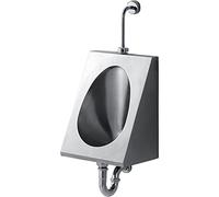 LJTHUU Urinoir Mural pour Hommes en Acier Inoxydable 304, Accessoires de Salle de Bain, urinoir avec Siphon, Valve de Chasse Automatique, adapté aux Toilettes, Magasin