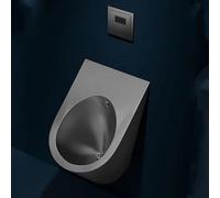 LJTHUU Urinoir Mural pour Hommes, urinoir en Acier Inoxydable 304, urinoir Commercial/Domestique, urinoir pour Hommes Anti-éclaboussures à capteur Intelligent, pour école