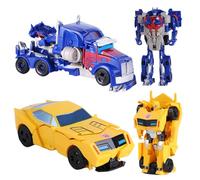 LJTXX Déformation Voiture Robot Jouets, Robot de Voiture déformé Jouets, Cars Modèle, Jouet de Figurine d'action, Mini Car Toys 2 en 1, Véhicules Cadeaux d'anniversaire pour Adultes et Enfants