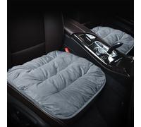 LJWAN Coussin Voiture Siege pour KIA NIRO/e-NIRO/NIRO Hybrid/NIRO PHEV SUV 2016-2023, Couvre Siege Auto Housse Protection Siege Protection Voiture Confortable en Velours,A Square Pad-Grey