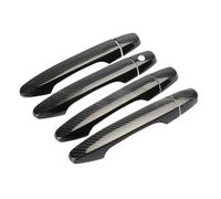 LJWAN Couvercles pour Poignées de Porte Auto pour Civic 9th Generation 20012-2015, Poignée De Porte De Voiture Couverture Garniture Autocollants Style,Slimme handgreep - koolstofvezel