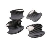 LJWAN Couvercles pour Poignées de Porte Auto pour Civic 9th Generation 2012-2015, Poignée De Porte De Voiture Couverture Garniture Autocollants Style,Small door bowl-carbon fiber